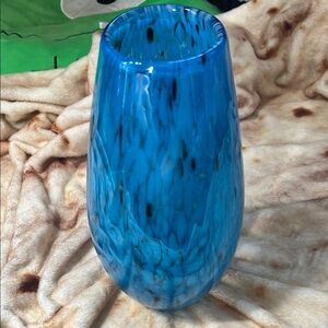 Pier 1 Blue Glass Vase